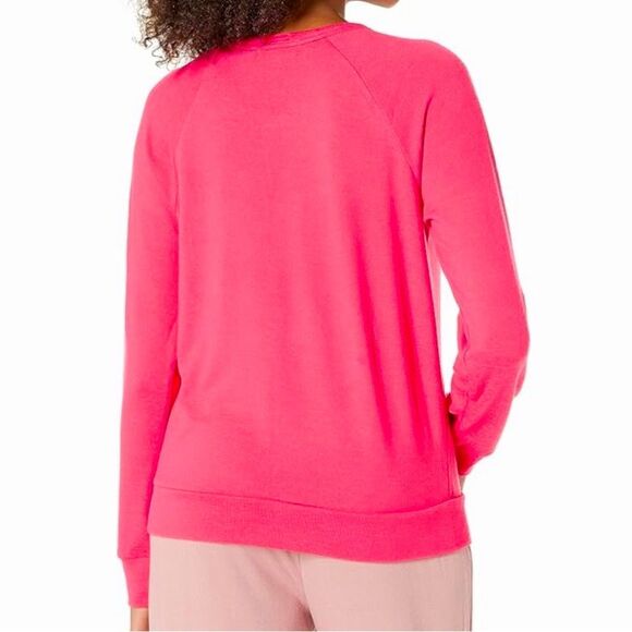 EUC PJ Salvage 'Ruffin it' Soft Lightweight Long Sleeve Sweatshirt in Pink XS - Picture 15 of 16